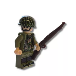   Katonai építőjáték figura - világháborús amerikai katona
