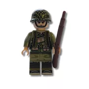 Katonai építőjáték figura - világháborús amerikai katona