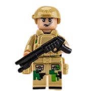 Katonai építőjáték figura szett - 8 db különböző modern katonafigura kiegészítőkkel