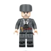 Katonai építőjáték figura szett - 8 db különböző világháborús orosz katonafigura kiegészítőkkel