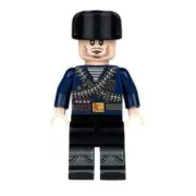 Katonai építőjáték figura szett - 8 db különböző világháborús orosz katonafigura kiegészítőkkel