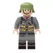 Katonai építőjáték figura szett - 8 db különböző második világháborús katonafigura