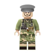 Katonai építőjáték figura szett - 8 db különböző második világháborús katonafigura