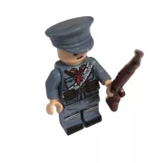 Katonai építőjáték figura szett - 20 db világháborús katona, felkelők, kiegészítőkkel, 1 db alaplappal