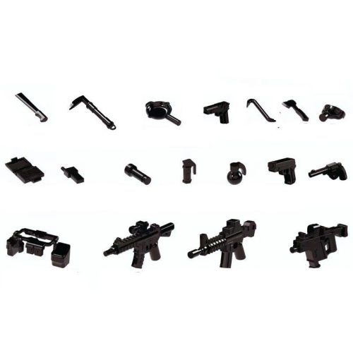 Sluban katonai építőjáték kiegészítő szett - 18 db-os csomag