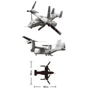 Wange - V-22 Osprey billenőrotoros konvertiplán építőjáték készlet