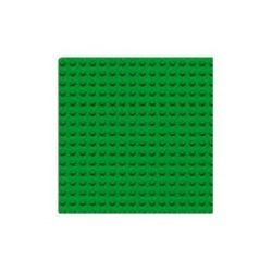 12x12 cm-es építőjáték alaplap - zöld