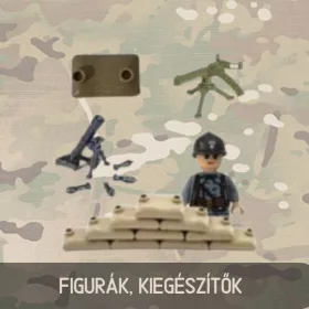 Építőjáték figurák, kiegészítők